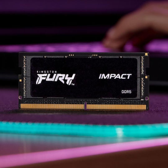Kingston Fury Impact DDR5 με Module 1x32GB και Ταχύτητα 5600 για Laptop