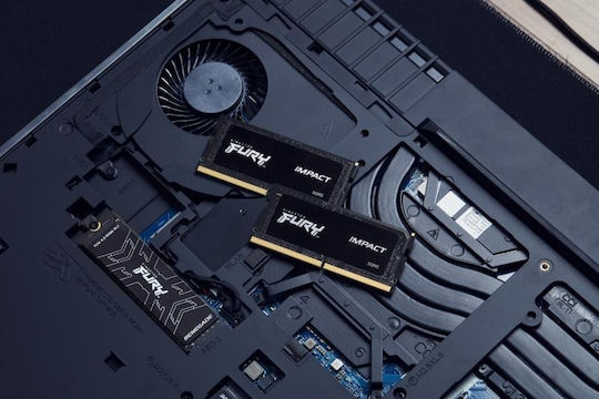 Kingston Fury Impact DDR5 με Module 1x32GB και Ταχύτητα 5600 για Laptop