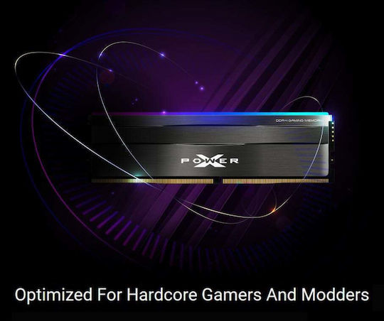 Silicon Power XPOWER Zenith RGB 16GB DDR4 RAM с 2 модула (2x8GB) и Скорост 3200 за Настолен Компютър