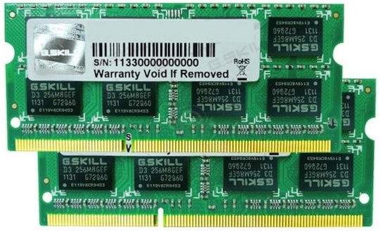 G.Skill Value DDR3L 8GB RAM With 2x4GB Modules And Speed 1600 For Laptop