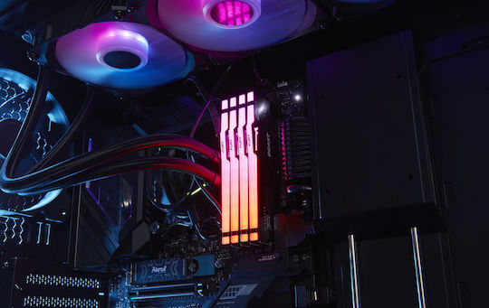 Kingston Fury Beast RGB DDR5 128GB RAM με 4x32GB Modules και Ταχύτητα 5600 για Desktop