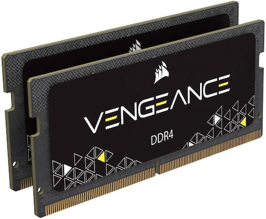 Corsair Vengeance DDR4 32GB RAM με 2x16GB Modules και Ταχύτητα 2933 για Laptop