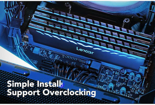 Lexar Thor Gaming DDR4 32GB RAM με 2x16GB Modules και Ταχύτητα 3200 για Desktop