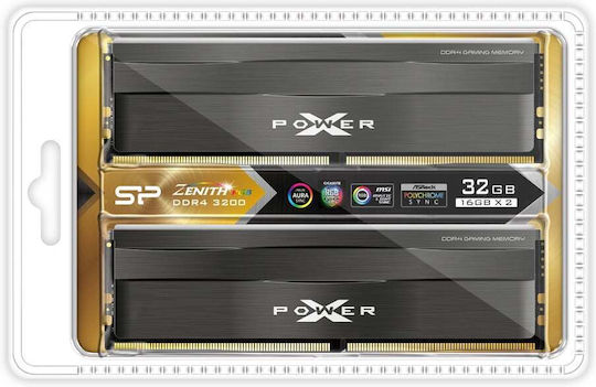 Silicon Power XPOWER Zenith RGB 32GB DDR4 RAM cu 2 module (2x16GB