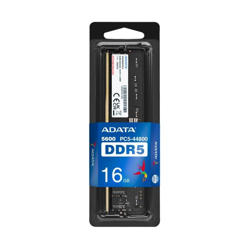 ADATA 16GB DDR5 3200MHz メモリ Adata 16GB DDR5 RAM cu Viteză 5600 pentru Desktop (AD5U560016G-S
