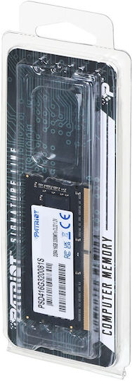 Patriot Signature DDR4 with Module 1x16GB and Speed 3200 for Laptop