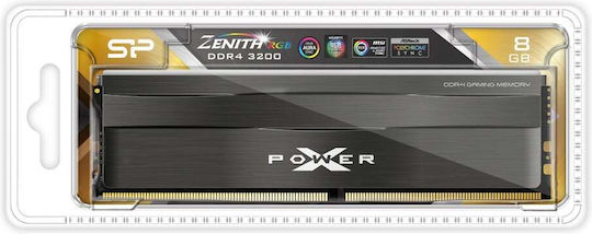 Silicon Power XPOWER Zenith RGB DDR4 με Module 1x8GB και Ταχύτητα 3200 για Desktop