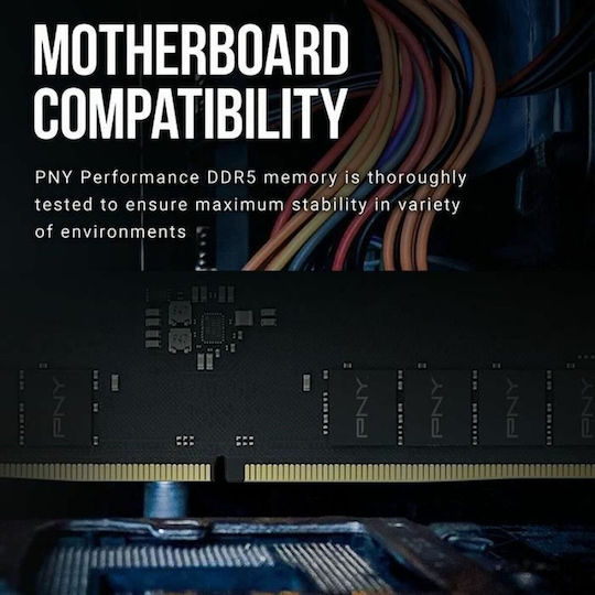 PNY Performance 8GB DDR5 RAM with 4800 Speed for Desktop