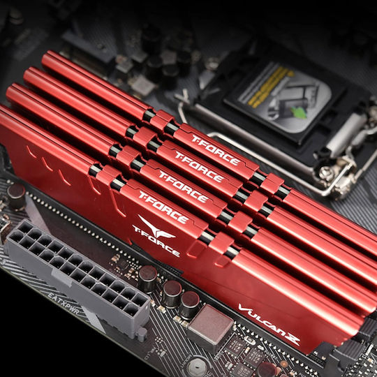 TeamGroup T-Force Vulcan Z 8GB DDR4 RAM с Скорост 3200 за Настолен компютър