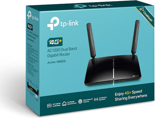 TP-LINK Archer MR600 v3 Ασύρματο 4G Router Wi‑Fi 5 με 4 Θύρες