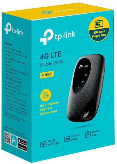 TP-LINK M7000 v1 Wireless 4G Portable Hotspot Wi‑Fi 4