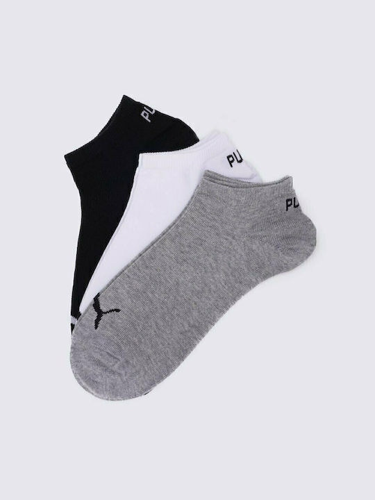 PUMA Athletic Kids' Ankle Socks Multicolored 3 Pairs