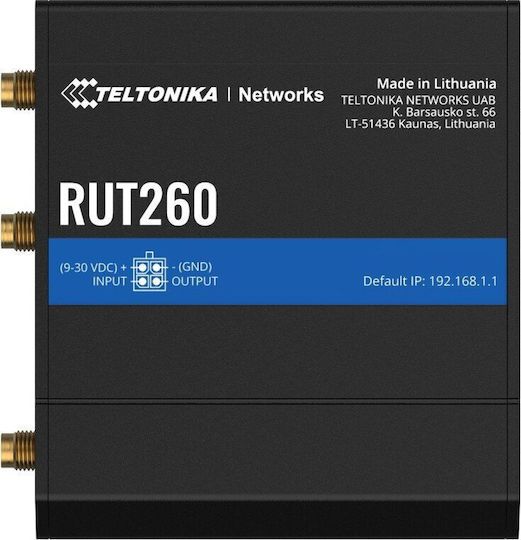 Teltonika RUT260 Ασύρματο 4G Router Wi‑Fi 4