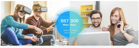 TP-LINK Archer C6U v1 Ασύρματο Router Wi‑Fi 5 με 4 Θύρες Gigabit