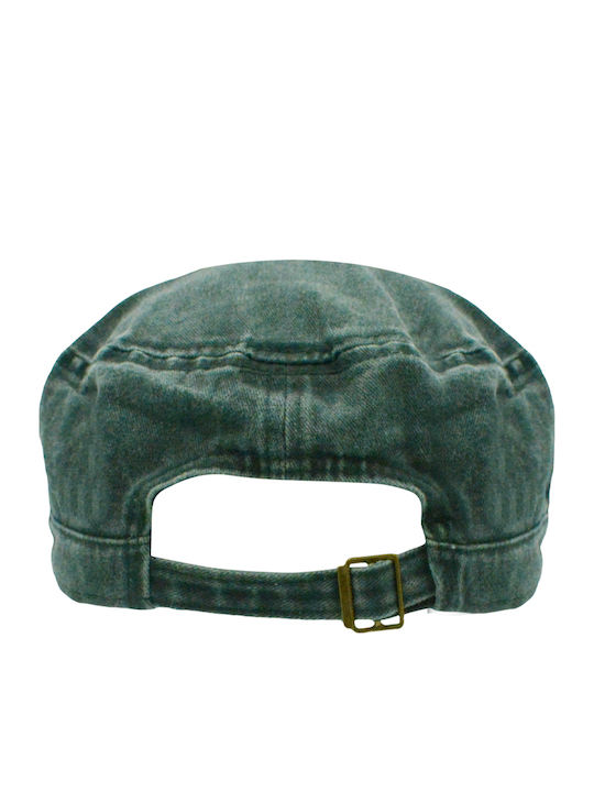 Cotton Jockey Cuban Military Stonewashed Khaki Brims Trims