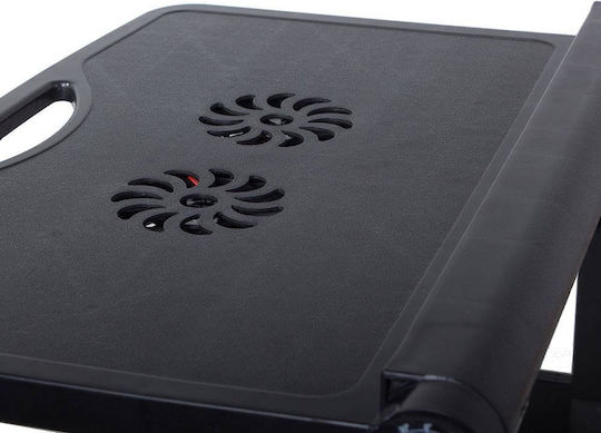 Verk Group Τραπεζάκι για Laptop έως 17" με 1 Ανεμιστήρα 06162