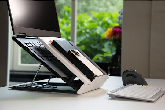 Bakker Elkhuizen Ergo-Q 330 Βάση Στήριξης για Laptop έως 17" Ασημί