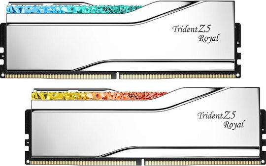 G.Skill Trident Z5 Royal RGB DDR5 32GB RAM with 2x16GB Modules and Speed 7600 for Desktop