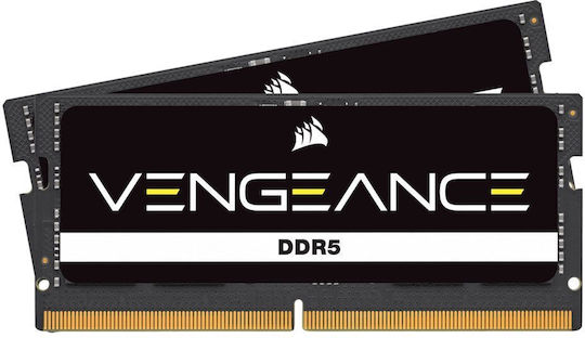 Corsair Vengeance 96GB DDR5 RAM с 2 модула (2x48GB) и Скорост 5200 за Лаптоп