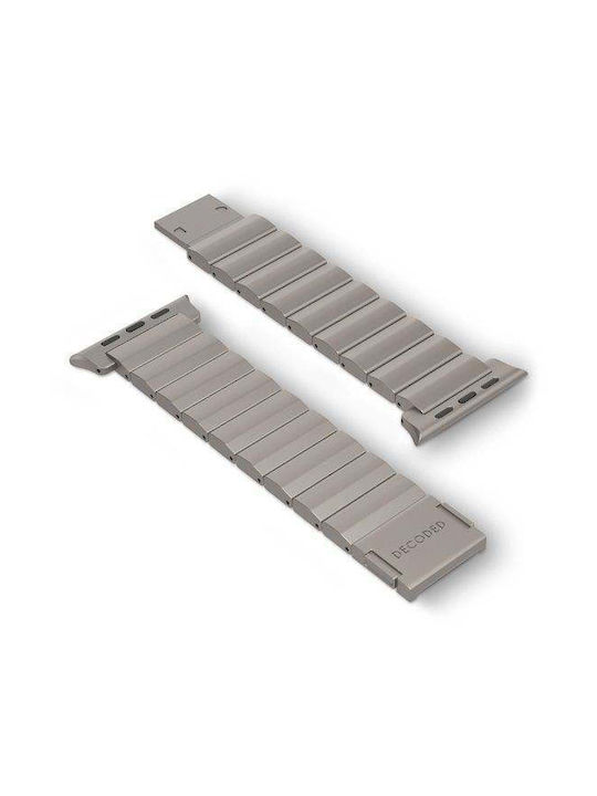 Decoded Titanium Traction Strap Stainless Steel Beige (Apple Watch 44/45/46mm/Ultra 49mm)