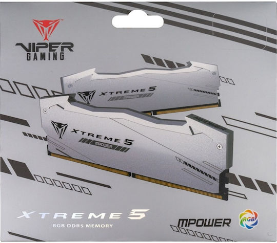 Patriot Viper X 32GB DDR5 RAM с 2 модула (2x16GB) и Скорост за Настолен Компютър