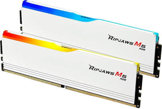 G.Skill Ripjaws M5 RGB DDR5 96GB RAM with 2x48GB Modules and Speed 5600 for Desktop