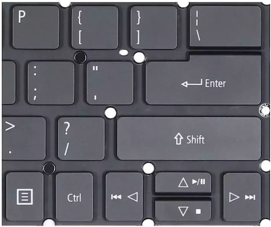 Mentor Laptop-Tastatur Für Acer Mit Hintergrundbeleuchtung Und Englisch (US) In Schwarz Farbe A515-54G