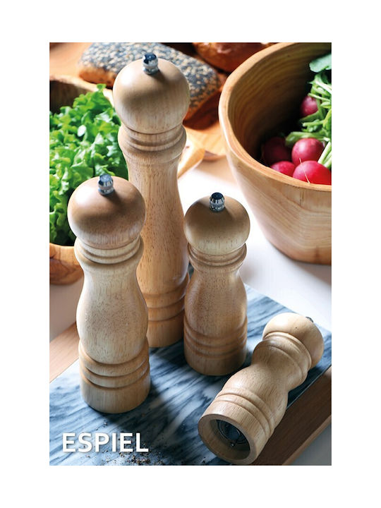 Espiel Set Manual Râșnițe Condimente din Lemn în Culoare Bej 21cm 2buc