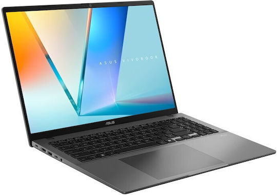 Asus Vivobook S16 16" FHD+ 144Hz (Ryzen 5-220/16GB/1TB SSD/No OS) (Tastatură Engleză Internațională)