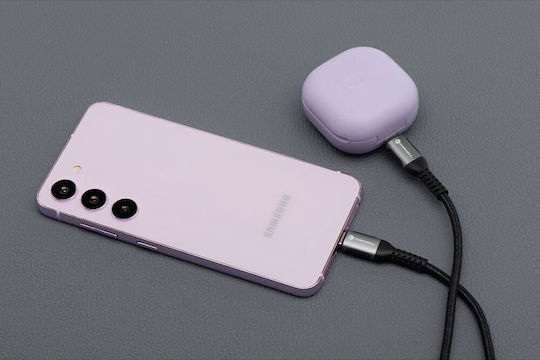 Forcell F-energy USB 2.0 Cable USB-C male - USB-C 240W Μαύρο 0.5m 303110