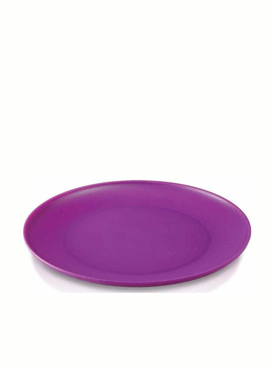 Viosarp Viosarp Serving Plate Desert Plastic Purple with Diameter 20.5cm