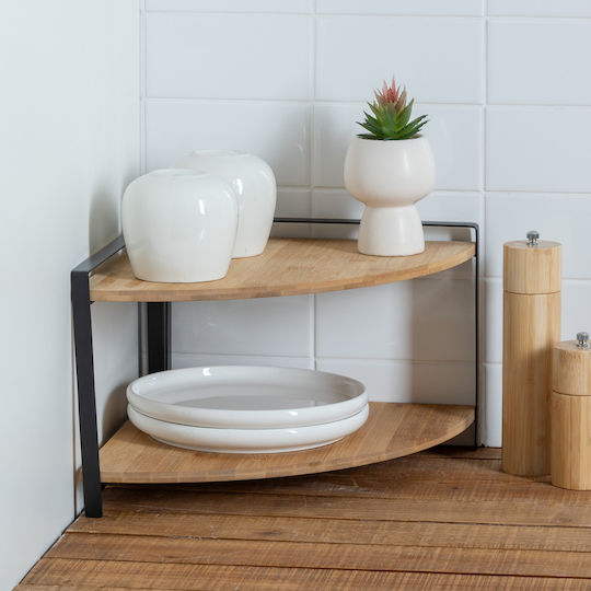 5Five Tabletop Simply Smart Metal Stand 29.6x29.3x29.7cm Black
