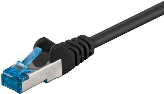 Wentronic S/FTP Kat.6a (Gigabit) Netzwerkkabel Ethernet 0.25m Schwarzes