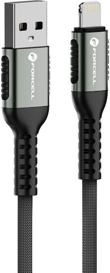 Forcell USB-A zu Lightning Kabel 12W Schwarz 0.25m