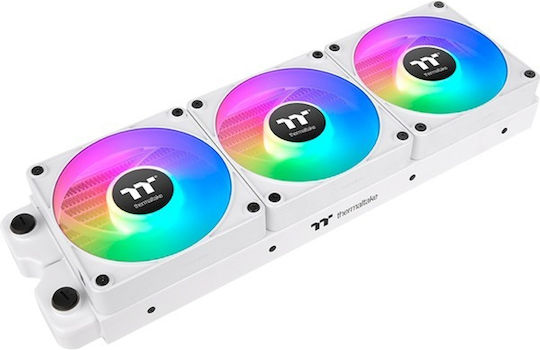 Thermaltake CT140 EX Reverse Blade Case Fan (1800rpm / 94.95cfm) με ARGB Φωτισμό και Σύνδεση 3-Pin / 4-Pin PWM 3τμχ Λευκό