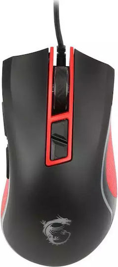 MSI Loot Box Level 1 RGB Gaming Mouse Negru