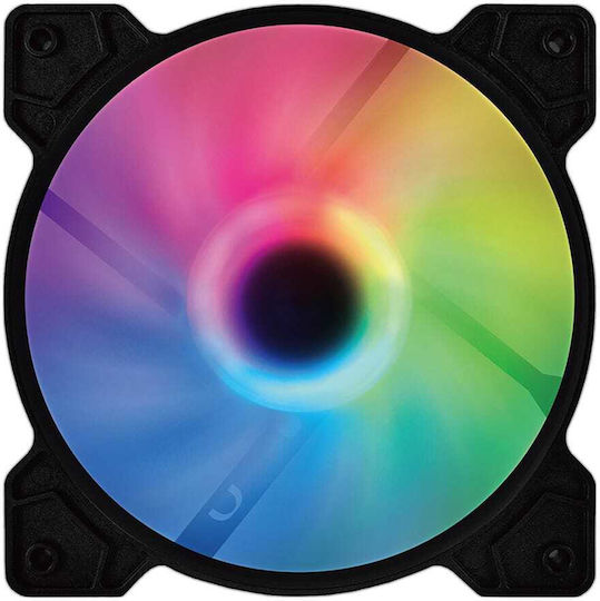 Supercase Force Case Fan 120mm (42.99cfm) with ARGB Lighting and 4-Pin PWM Connection