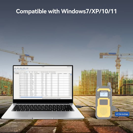 Καλώδιο Retevis Usb Pc48 Προγραμματισμό Πομποδεκτών Rb648p