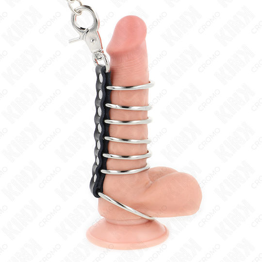 Kink Δαχτυλίδι Πέους Μεταλλικό Μαύρο