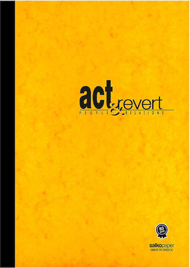 Salko Paper Τετράδιο Ριγέ 3 Θεμάτων Act & Revert