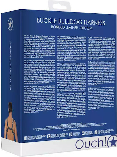 Shots Buckle Bulldog Ανδρικό Harness Μπλε