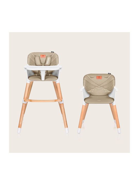 Lionelo Koen Καρεκλάκι Φαγητού 2 in 1 Beige Sand