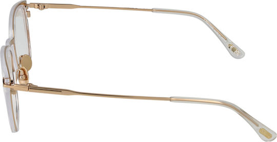 Tom Ford Optical Frame Ft5694-b 030 52 Titanium & Blue Filter