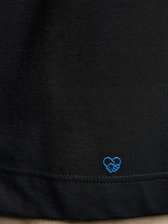 T-shirt Μαυρο
