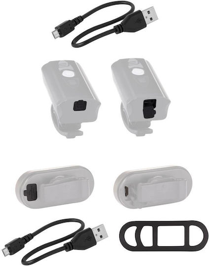 Force Diver Arc Wiederaufladbar Fahrradlicht-Set