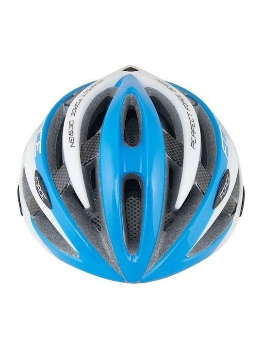 Force Fahrradhelm Straße Blau