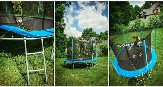 Spokey Jumper Outdoor Trampoline 244cm with Net & Ladder
