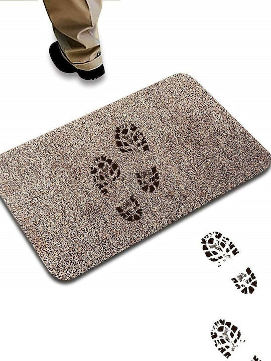 Covor de Intrare Antiderapant Bej 46x72buc