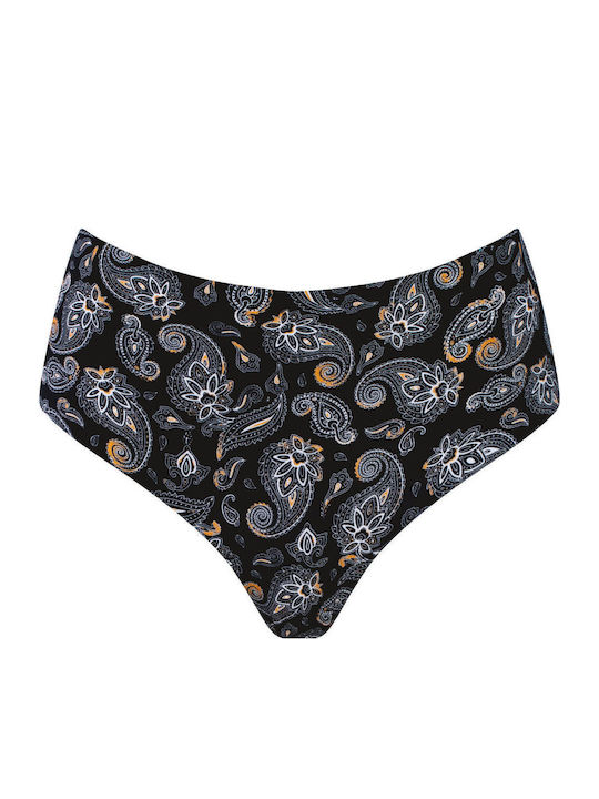 Hochtailliert Damen Brasilien Black