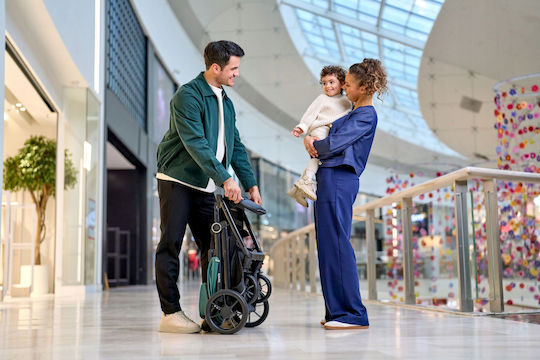 Lionelo Mira Cărucior pentru Bebeluși Potrivit de la 6+ Luni Gri Grafit 10.5kg